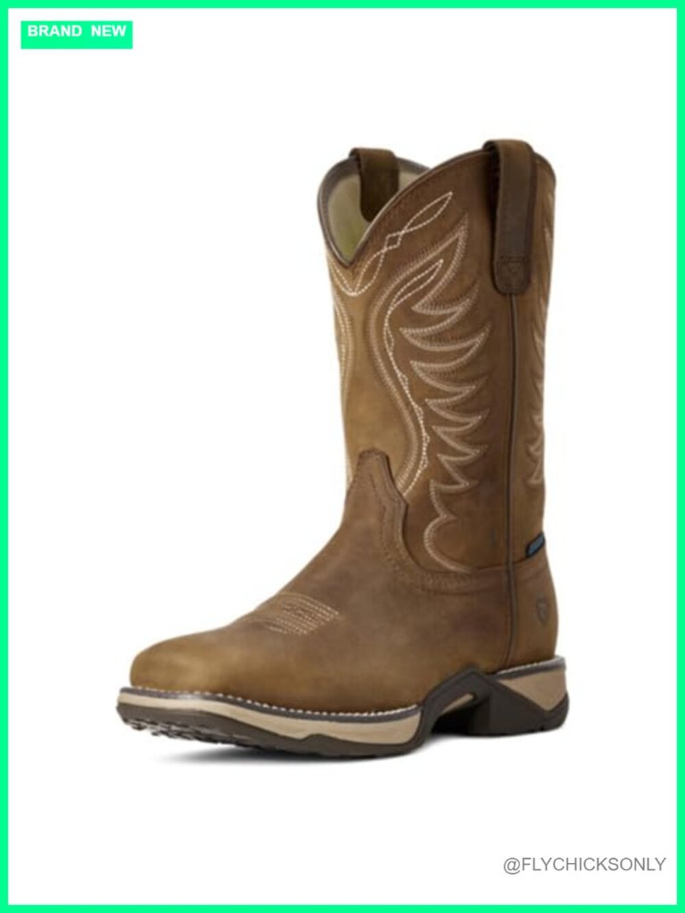 ARIAT Anthem Waterproof Western Boot Leather Mid-Calf